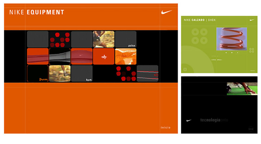 Catálogo interactivo para cadena de tiendas Nike